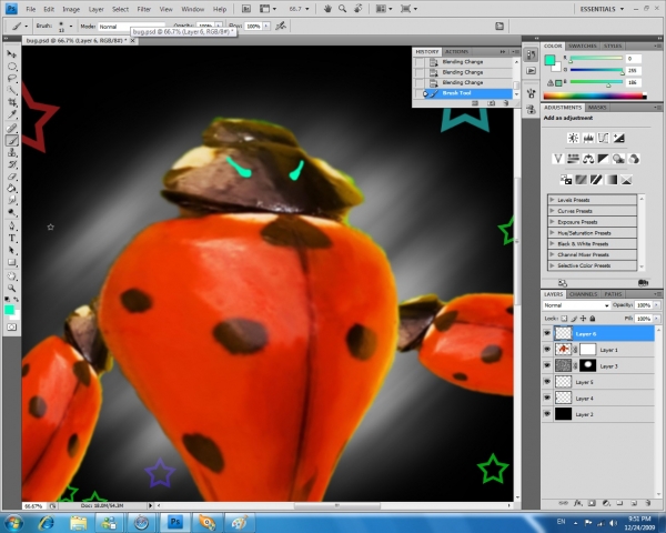 Creation of Robobug: Step 17